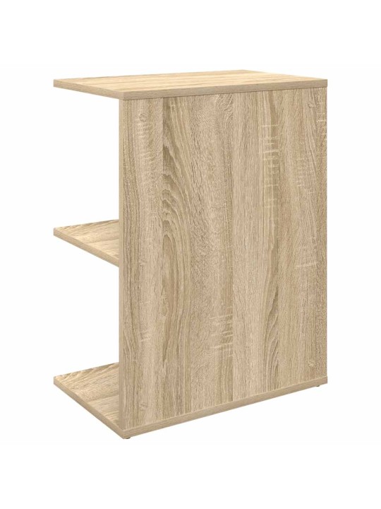 Yöpöydät 2 kpl sonoma-tammi 46,5x29x61 cm tekninen puu