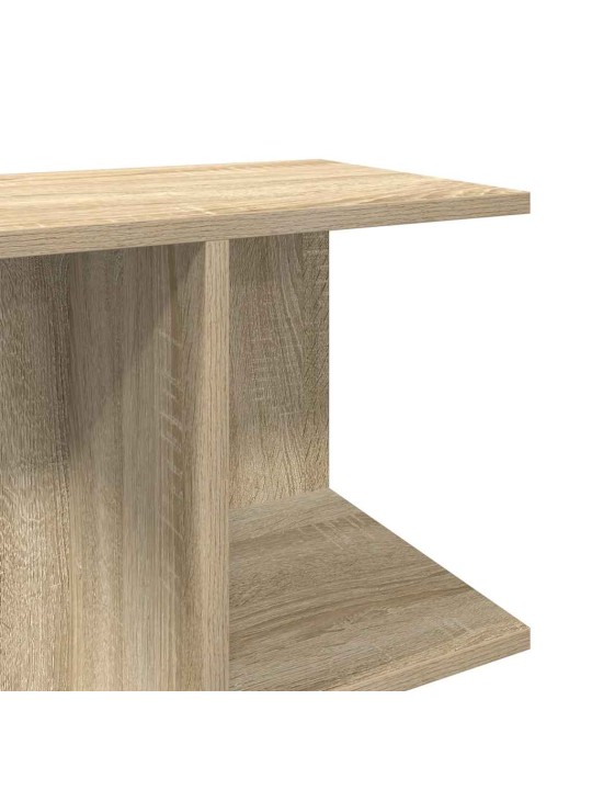 Yöpöydät 2 kpl sonoma-tammi 46,5x29x61 cm tekninen puu