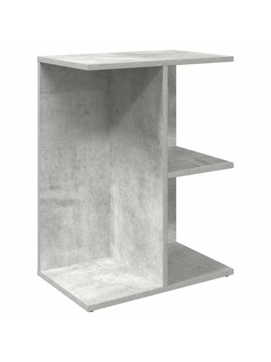 Yöpöytä betoninharmaa 46,5x29x61 cm tekninen puu