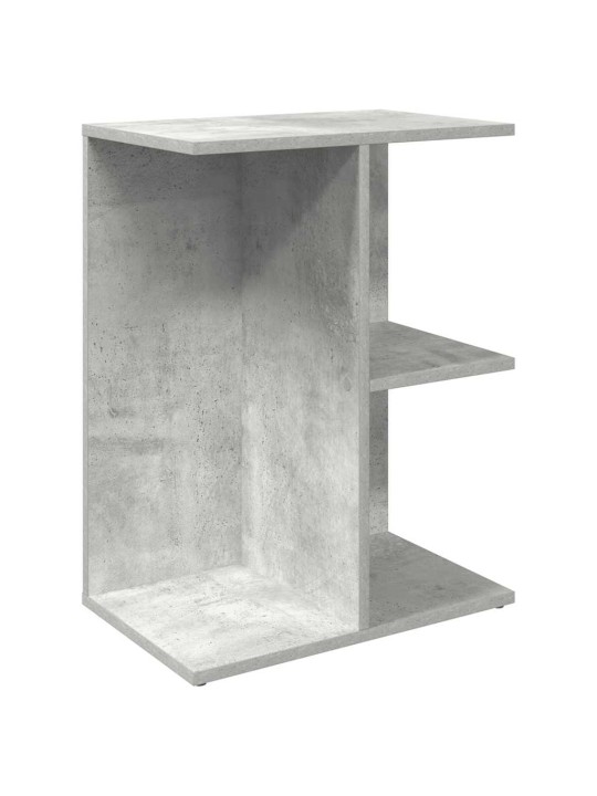 Yöpöydät 2 kpl betoninharmaa 46,5x29x61 cm tekninen puu