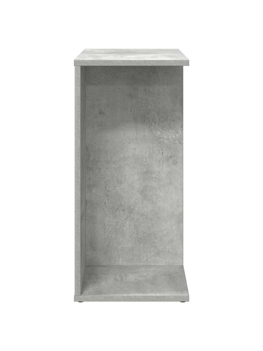 Yöpöydät 2 kpl betoninharmaa 46,5x29x61 cm tekninen puu