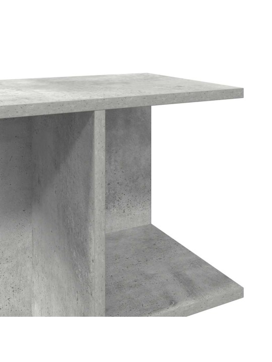 Yöpöydät 2 kpl betoninharmaa 46,5x29x61 cm tekninen puu