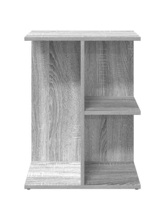 Yöpöydät 2 kpl harmaa sonoma 46,5x29x61 cm tekninen puu