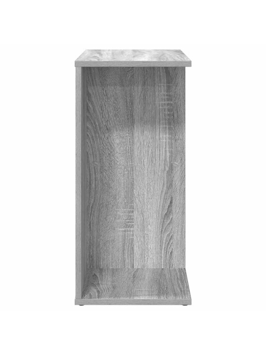 Yöpöydät 2 kpl harmaa sonoma 46,5x29x61 cm tekninen puu