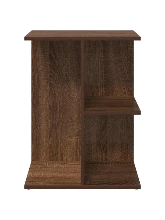 Yöpöydät 2 kpl ruskea tammi 46,5x29x61 cm tekninen puu