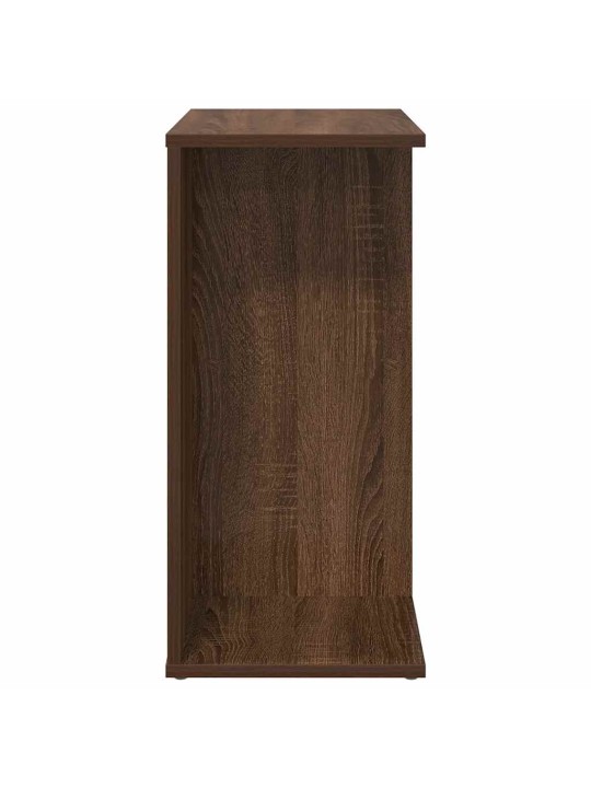 Yöpöydät 2 kpl ruskea tammi 46,5x29x61 cm tekninen puu
