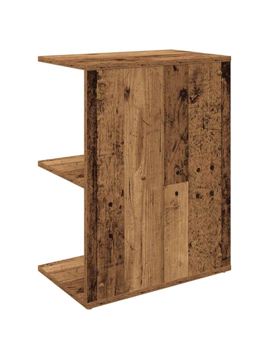 Yöpöydät 2 kpl vanha puu 46,5x29x61 cm tekninen puu
