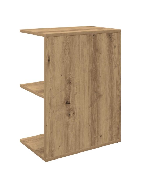 Yöpöydät 2 kpl käsityöläinen tammi 46,5x29x61 cm tekninen puu