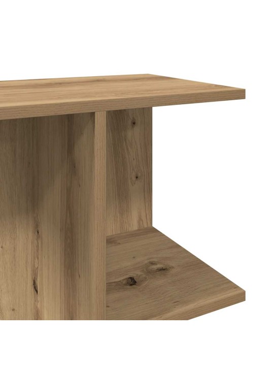 Yöpöydät 2 kpl käsityöläinen tammi 46,5x29x61 cm tekninen puu