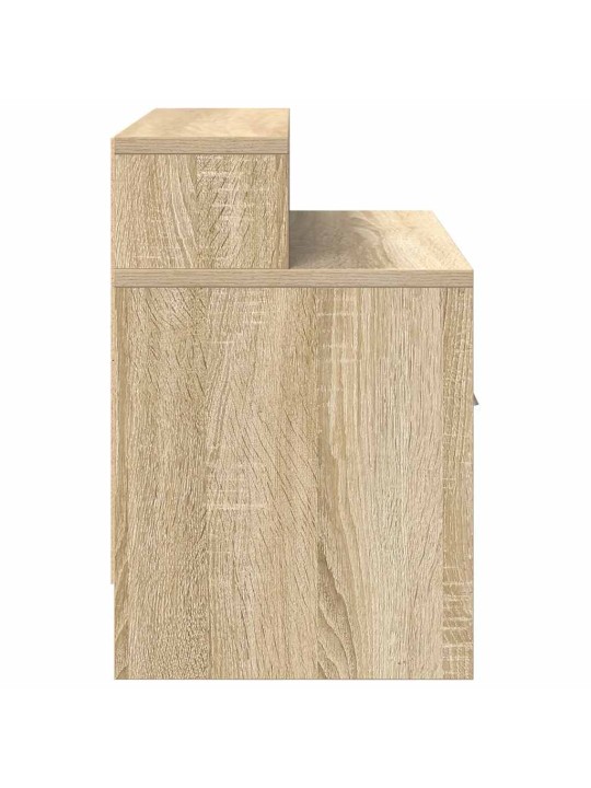 Yöpöytäkaapit laatikolla 2 kpl sonoma-tammi 51x31x47 cm