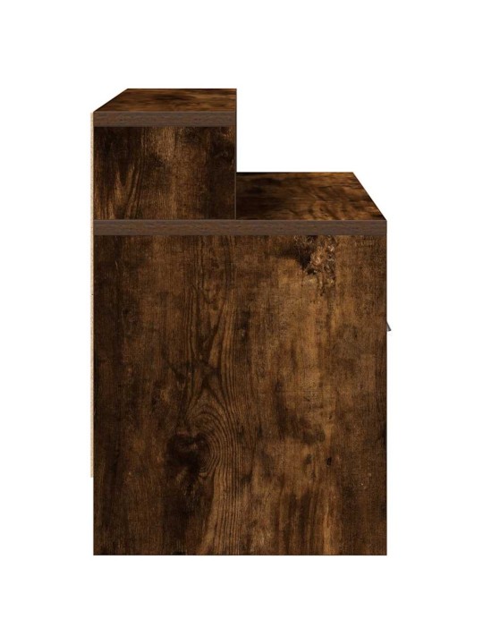 Yöpöytäkaapit laatikolla 2 kpl savutammi 51x31x47 cm