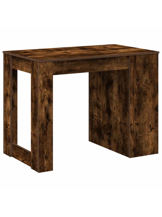 Kirjoituspöytä laatikolla ja hyllyllä savutammi 102x62x77,5 cm