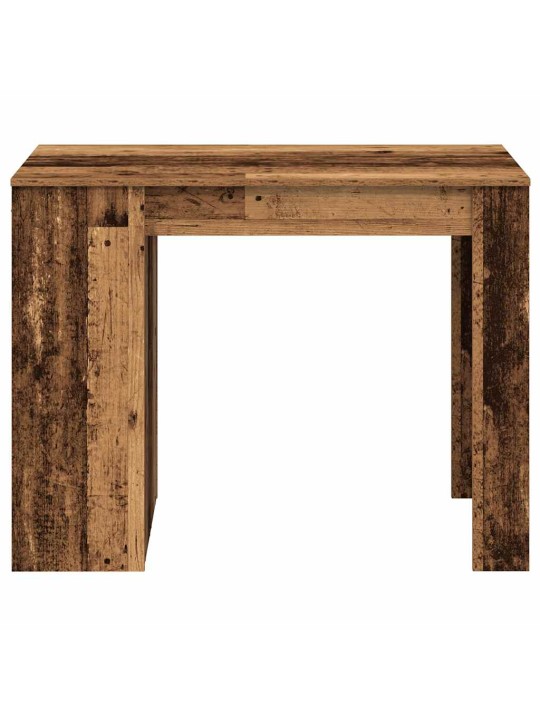 Kirjoituspöytä laatikolla ja hyllyllä vanha puu 102x62x77,5 cm
