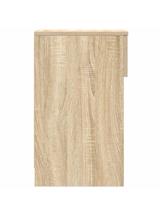 Yöpöytäkaapit laatikolla 2 kpl sonoma-tammi 20x36x60 cm