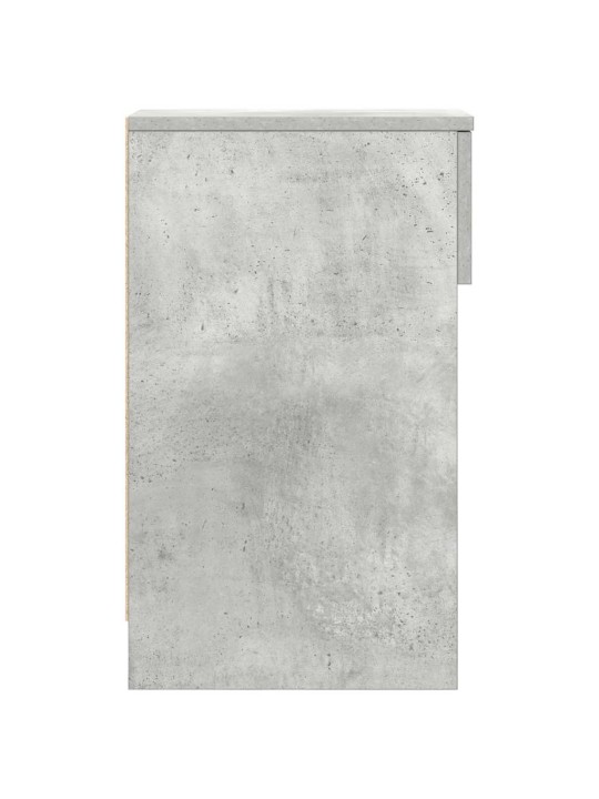 Yöpöytäkaapit laatikolla 2 kpl betoninharmaa 20x36x60 cm