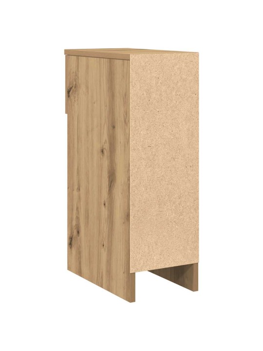 Yöpöytäkaapit laatikolla 2 kpl käsityöläinen tammi 20x36x60 cm