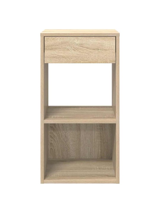 Yöpöytäkaapit laatikolla 2 kpl sonoma-tammi 35x34x66,5 cm