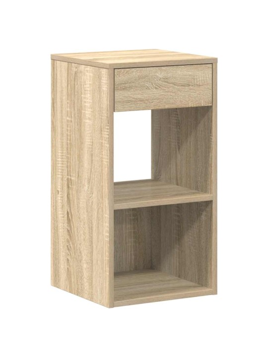 Yöpöytäkaapit laatikolla 2 kpl sonoma-tammi 35x34x66,5 cm