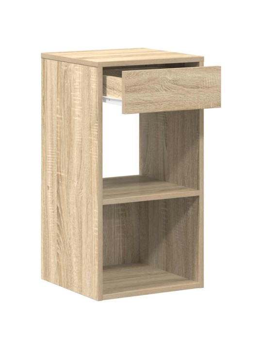 Yöpöytäkaapit laatikolla 2 kpl sonoma-tammi 35x34x66,5 cm