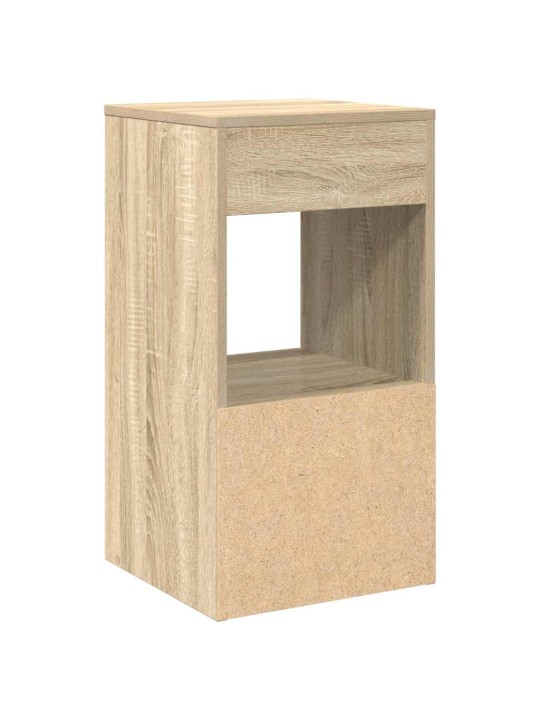 Yöpöytäkaapit laatikolla 2 kpl sonoma-tammi 35x34x66,5 cm