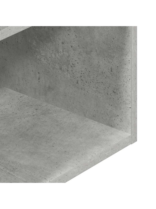 Yöpöytäkaapit laatikolla 2 kpl betoninharmaa 35x34x66,5 cm