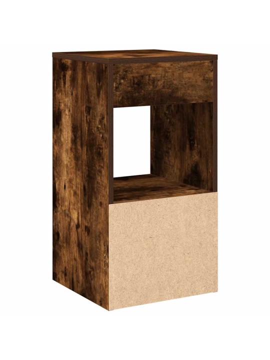 Yöpöytäkaapit laatikolla 2 kpl savutammi 35x34x66,5 cm