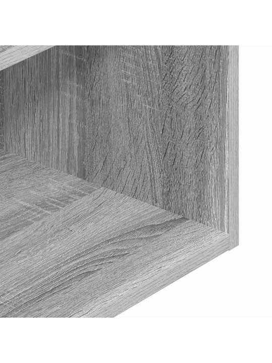 Yöpöytäkaapit laatikolla 2 kpl harmaa sonoma 35x34x66,5 cm