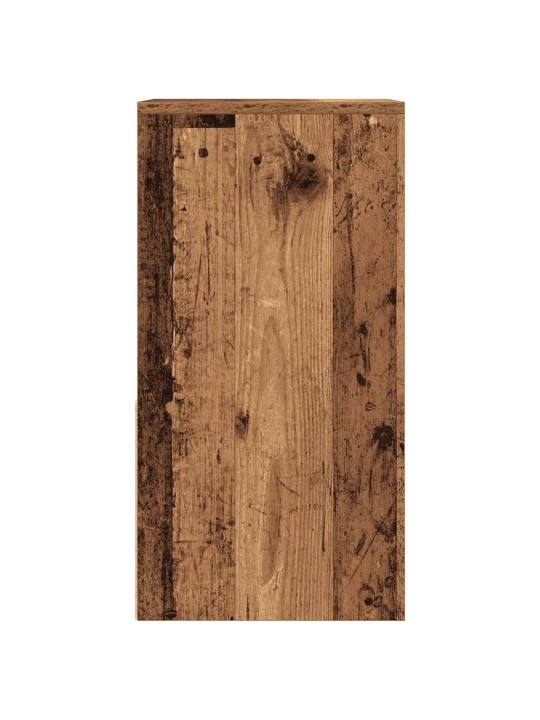 Yöpöytäkaapit laatikolla 2 kpl vanha puu 35x34x66,5 cm