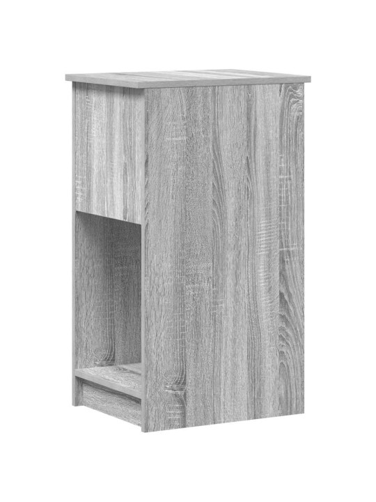 Tietokonetorniteline laatikolla harmaa sonoma 35x45x77 cm