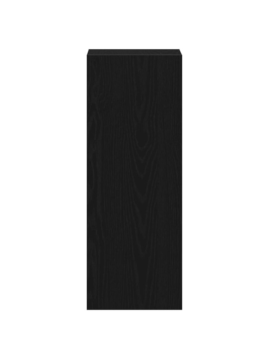 Kirjahylly pinottava musta tammi 30x30x80 cm tekninen puu