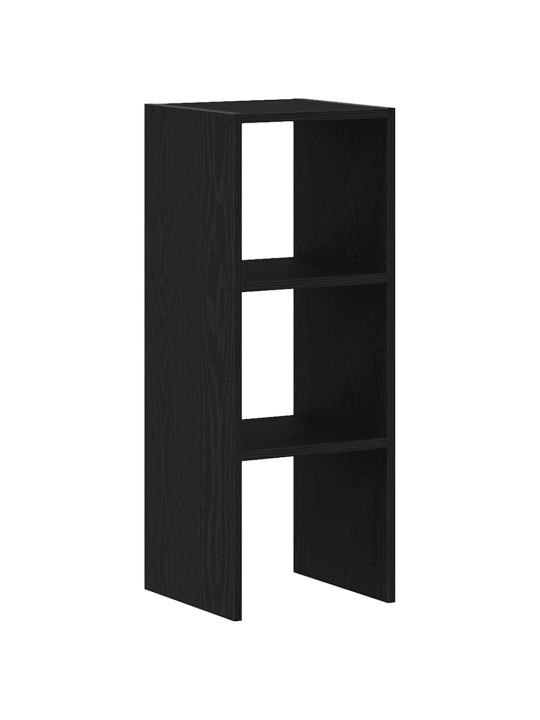 Kirjahylly pinottava musta tammi 30x30x80 cm tekninen puu