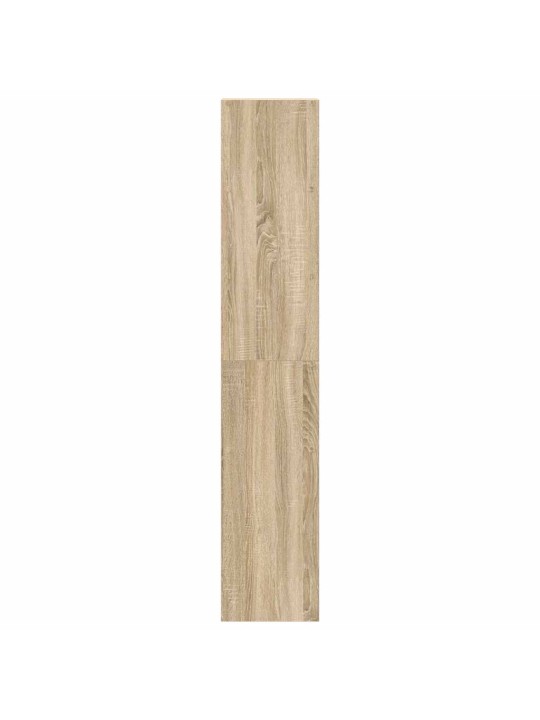 Kirjahyllyt 2kpl pinottava sonoma tammi 30x30x80cm tekninen puu