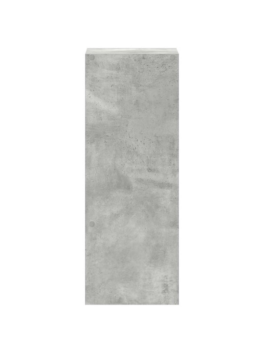 Kirjahylly pinottava betoni harmaa 30x30x80 cm tekninen puu