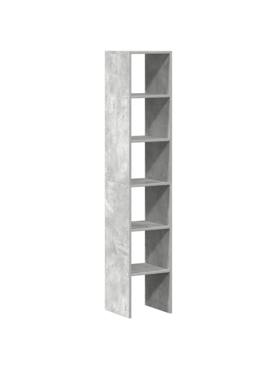 Kirjahyllyt 2 kpl pinottava betoni harmaa 30x30x80 cm