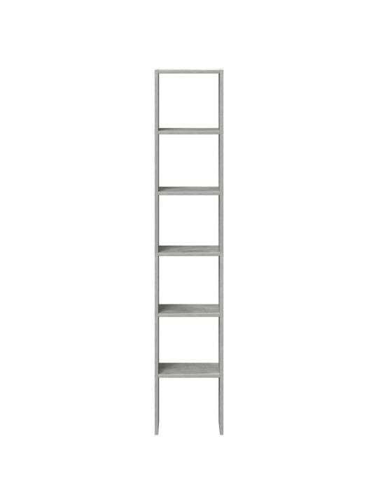 Kirjahyllyt 2 kpl pinottava betoni harmaa 30x30x80 cm