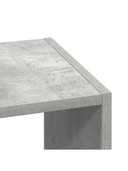 Kirjahyllyt 2 kpl pinottava betoni harmaa 30x30x80 cm