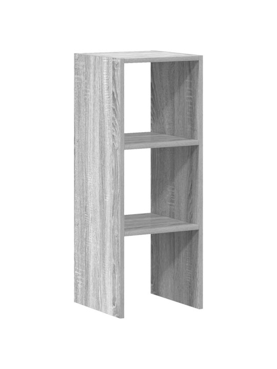 Kirjahylly pinottava harmaa sonoma 30x30x80 cm tekninen puu