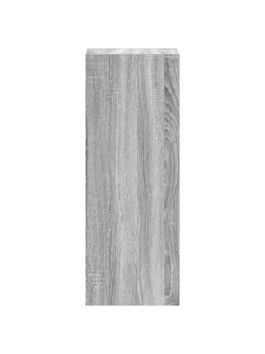 Kirjahylly pinottava harmaa sonoma 30x30x80 cm tekninen puu