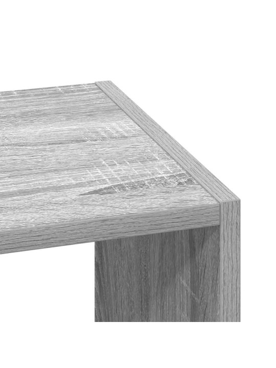Kirjahylly pinottava harmaa sonoma 30x30x80 cm tekninen puu