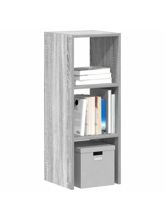 Kirjahylly pinottava harmaa sonoma 30x30x80 cm tekninen puu