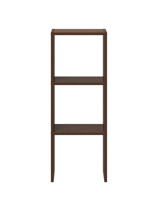 Kirjahylly pinottava ruskea tammi 30x30x80 cm tekninen puu