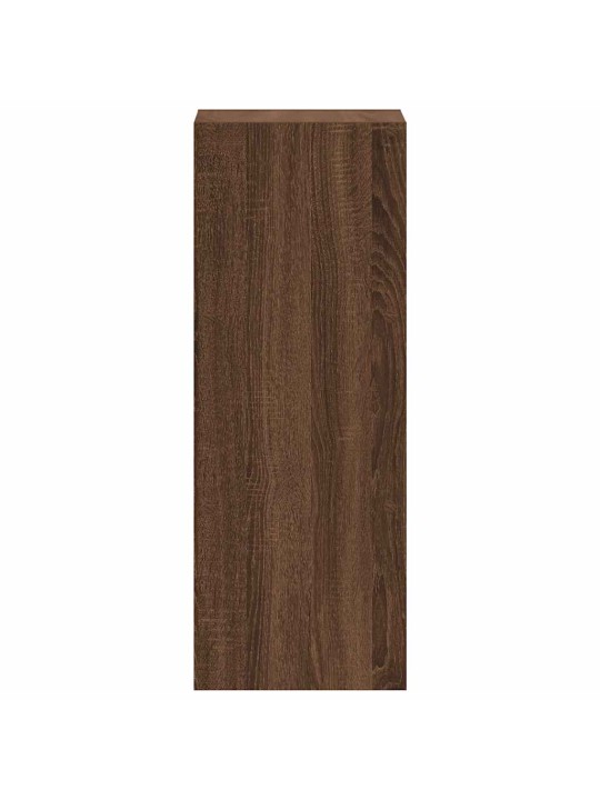 Kirjahylly pinottava ruskea tammi 30x30x80 cm tekninen puu