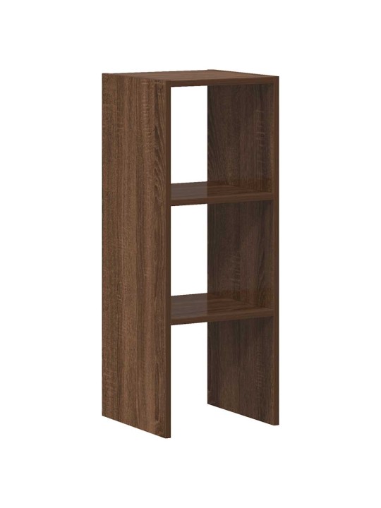 Kirjahylly pinottava ruskea tammi 30x30x80 cm tekninen puu
