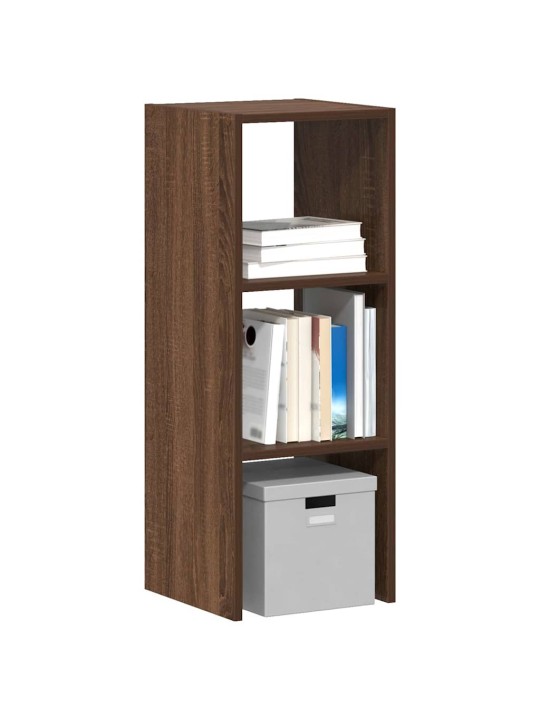 Kirjahylly pinottava ruskea tammi 30x30x80 cm tekninen puu