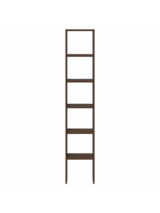 Kirjahyllyt 2 kpl pinottava ruskea tammi 30x30x80 cm