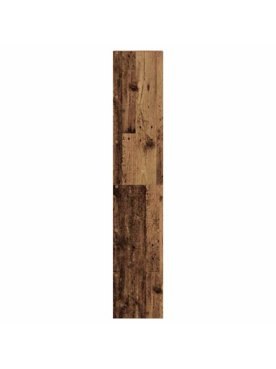 Kirjahyllyt 2 kpl pinottava vanha puu 30x30x80 cm tekninen puu