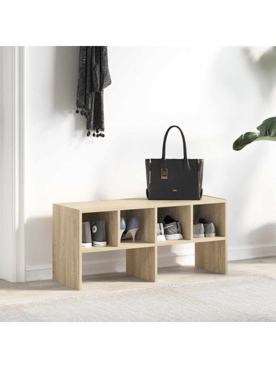 Kenkäteline pinottava sonoma oak 89,5x30x40 cm