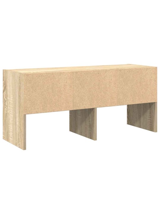 Kenkäteline pinottava sonoma oak 89,5x30x40 cm