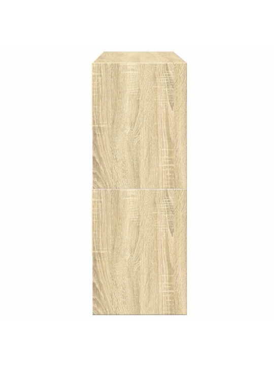 Kenkätelineet 2 kpl pinottava sonoma oak 89,5x30x40 cm