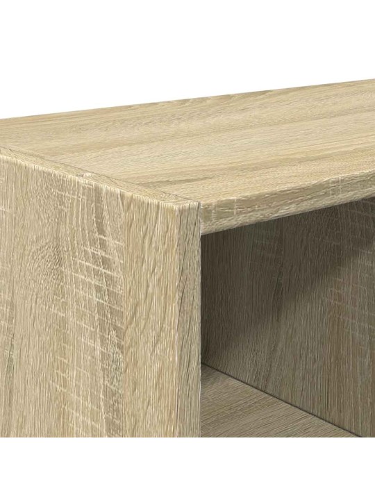 Kenkätelineet 2 kpl pinottava sonoma oak 89,5x30x40 cm